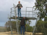Tk,from Hensley Trig Point, Peter and Dean