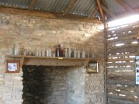Plains homestead, 1860s livingroom