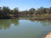 Hattah-Kulkyne NP,Murray Riv, near pumping outlet
