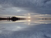 Sunset Over Lake