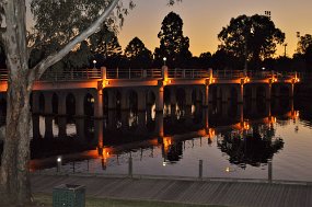 Bridge Benalla Bridge by Night